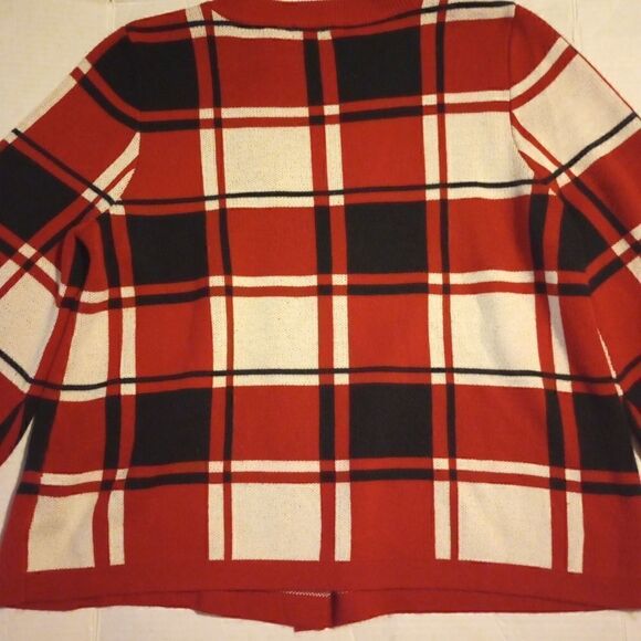 Hampshire studio acrylic bell sleeve cape style sweater - Picture 2 of 10